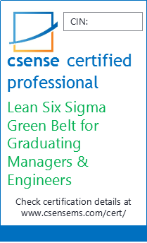 CSense Certified Professional - Certification