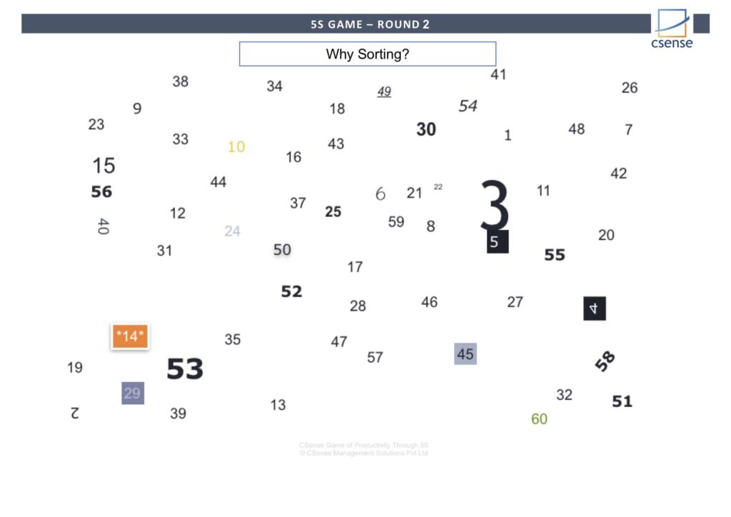 CSense 5S Game - Round 2
