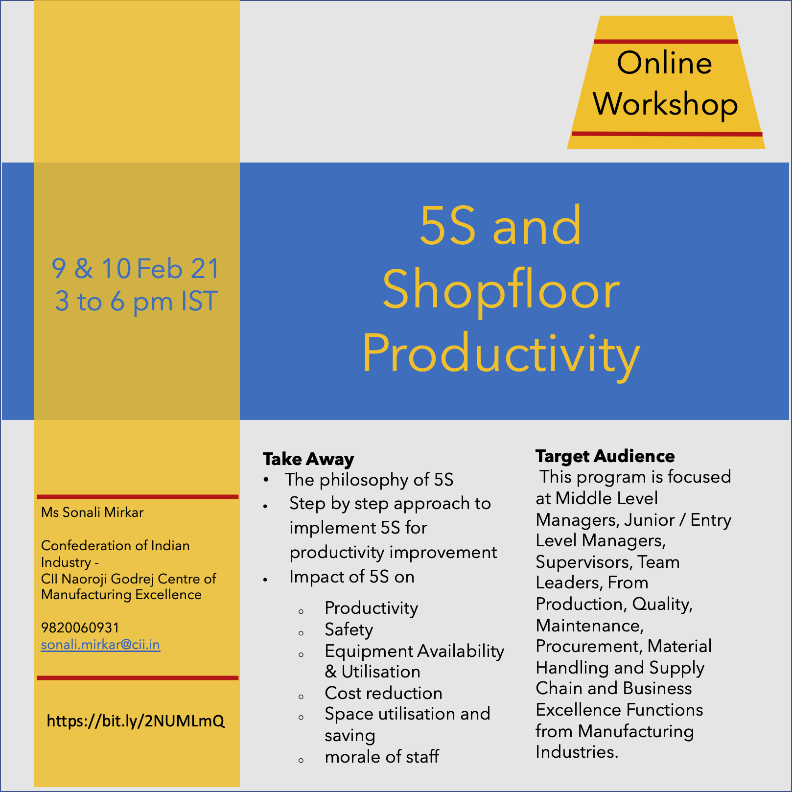 5S Online Training
